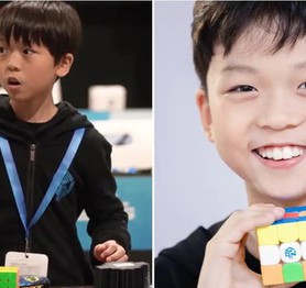 Cậu bé 9 tuổi đạt kỷ lục giải khối Rubik trong chưa đầy 5 giây