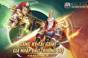 Tam Quốc Chí Tôn - GAMZ lên sóng, thưởng nóng iPhone 14 cho game thủ