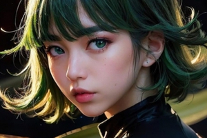 One Punch Man: AI tưởng tượng Tatsumaki khi bước ra đời thật  