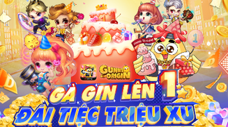 Gunny Origin mừng sinh nhật 1 tuổi, đãi tiệc triệu Xu