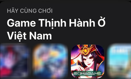 Nhất Đại Tông Sư lọt TOP 5 game mobile Thịnh Hành nhất tại Việt Nam thời điểm hiện tải, do App Store xếp hạng