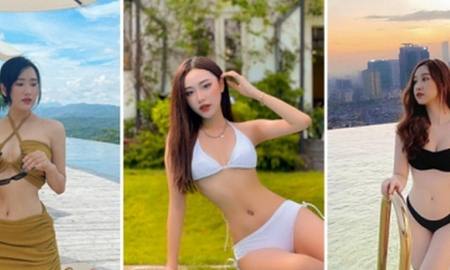 3 hot girl đóng phim Việt giờ vàng đọ dáng với bikini