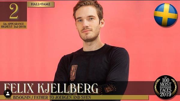 Ai bảo game thủ thì không có nhan sắc, bạn sẽ bất ngờ khi thấy thứ hạng của ông hoàng YouTube PewDiePie - Ảnh 1.