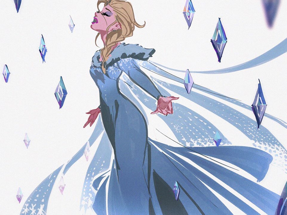 Chị em Nữ hoàng băng giá Elsa trong Frozen lột xác từ diện mạo tới tính  cách qua nét vẽ của fan