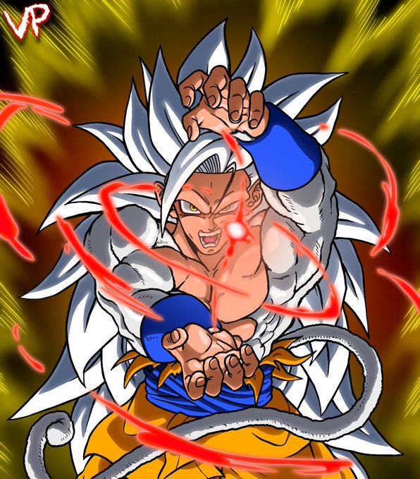 Goku trông thật ngầu khi ở trạng thái Super Saiyan 5 qua ảnh của fan.