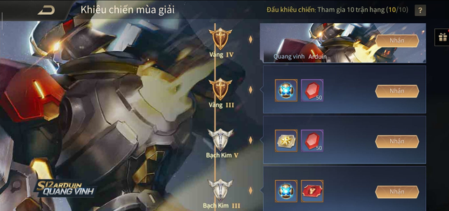 Liên Quân Mobile: Quà thưởng Rank vốn đã nhạt, Garena lại tặng thêm item hết hạn sử dụng - Ảnh 1.