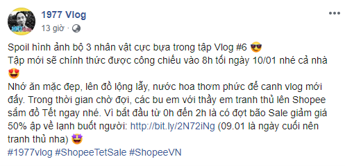 1977 Vlog chốt thời gian ra video mới, fan cảm thán: Thôi ông giáo lại đóng quảng cáo rồi cậu vàng ạ - Ảnh 1.