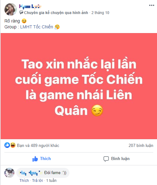 Có nhân phẩm chơi LMHT: Tốc Chiến, nữ game thủ phát ngôn khiến cả cộng đồng Liên Quân và Tốc Chiến dậy sóng - Ảnh 3. Có nhân phẩm chơi LMHT: Tốc Chiến, nữ game thủ phát ngôn khiến cả cộng đồng Liên Quân và Tốc Chiến dậy sóng - Ảnh 3.