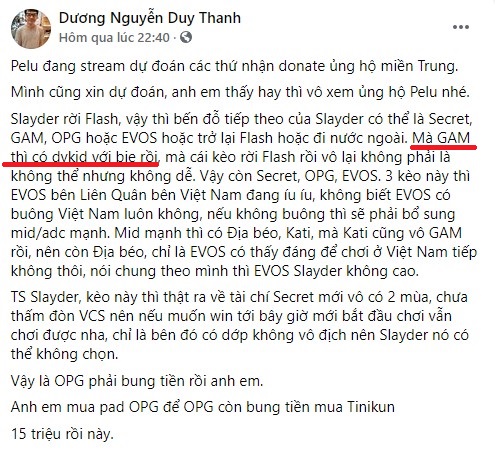 Những thương vụ điên rồ nhất có thể xảy ra trong kỳ chuyển nhượng tiền mùa giải VCS 2021 - Ảnh 5.