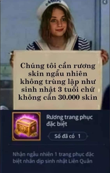 Liên Quân Game thủ 100% nhận 1 tướng mới, 2 skin vĩnh viễn tự chọn. 15-160295013231481761314