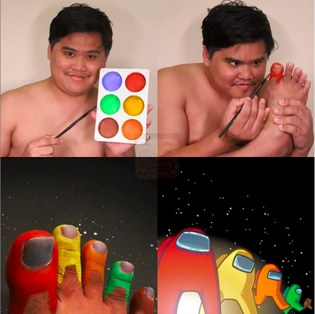 2 phiên bản cosplay Among Us ám ảnh nhất, chủ tịch Faker chính là trùm cuối? - Ảnh 2. 2 phiên bản cosplay Among Us ám ảnh nhất, chủ tịch Faker chính là trùm cuối? - Ảnh 2.