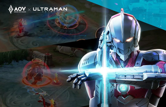 Dự án hợp tác giữa AOV và Ultraman.