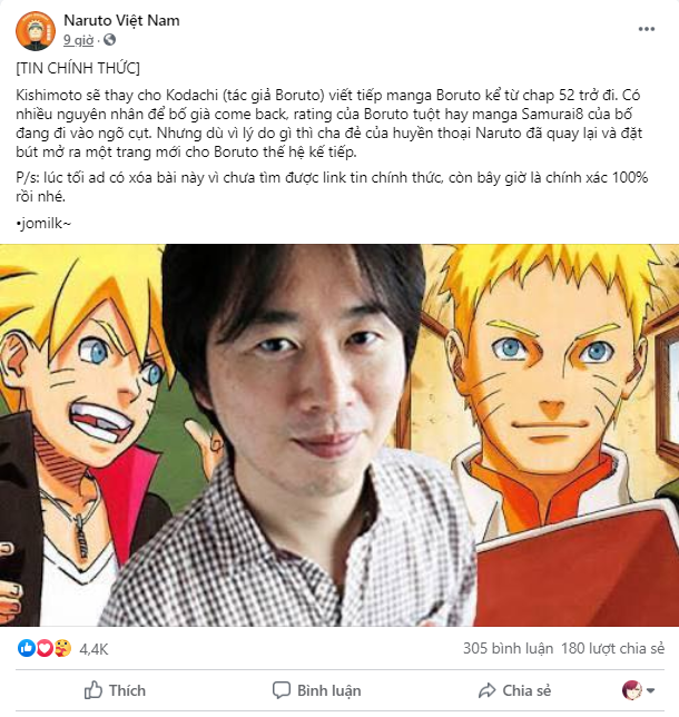 Cộng đồng mạng tranh cãi việc tác giả Naruto quay trở lại cầm cân nảy mực cho Boruto - Ảnh 2.