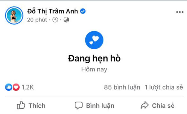 Trâm Anh bất ngờ chuyển trạng thái hẹn hò rồi ẩn đi sau đó, úp mở việc có bạn trai - Ảnh 2.