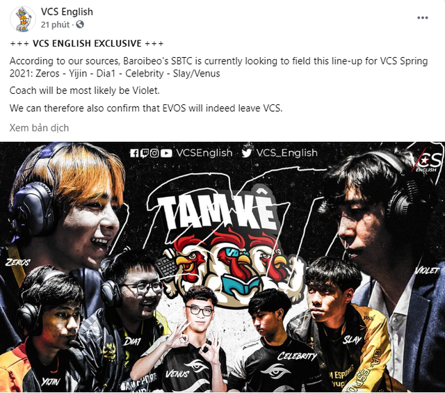 Zeros và Yijin chắc chắn gia nhập SBTC Esports, Dream Team đang dần thành hình? - Ảnh 3.