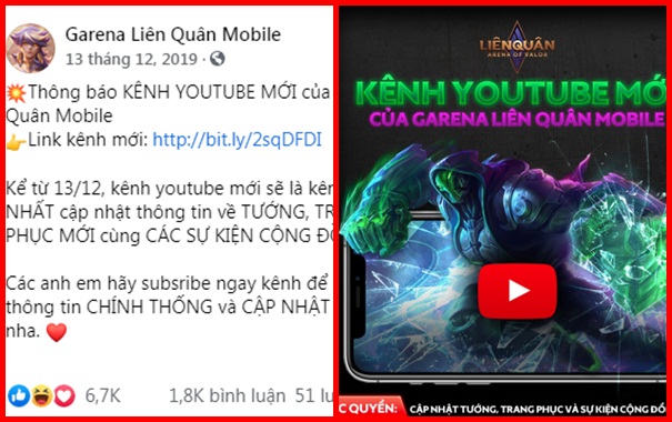 Nóng: Kênh Youtube Garena Liên Quân Mobile hàng triệu sub bất ngờ dừng hoạt động - Ảnh 1.