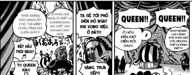 Dự đoan One Piece Chap 997 Queen Dựa Vao Nhược điểm Me Gai Của Nha Vinsmoke Chủ động Tim đến Tấn Cong Sanji