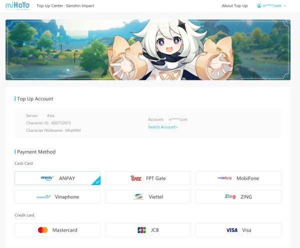 Genshin Impact đóng cổng nạp bằng thẻ điện thoại - Ảnh 2.