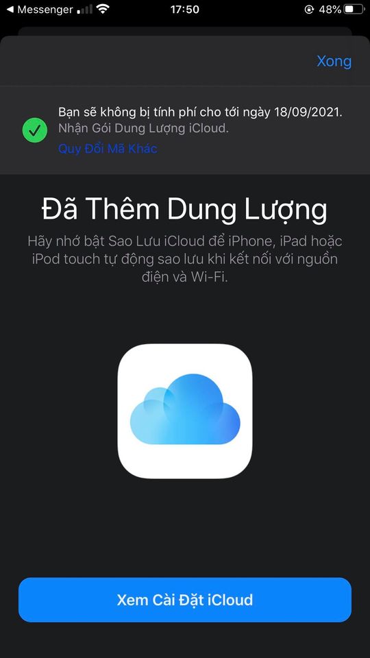 Hướng dẫn nhận miễn phí 50GB dung lượng iCloud trong 9 tháng chỉ với vài click cực dễ - Ảnh 2.