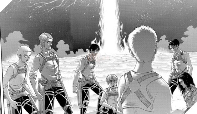 Spoiler Attack On Titan chap 134: Trận chiến cuối cùng khai màn, bộ ba Armin, Mikasa, Levi phủ đầu Eren - Ảnh 1.