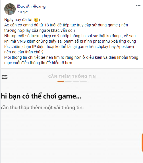 Game thủ cảnh báo mọi người sẽ “gặp hạn” với VNG nếu cố tình khai sai thông tin nhạy cảm trong Tốc Chiến - Ảnh 2.