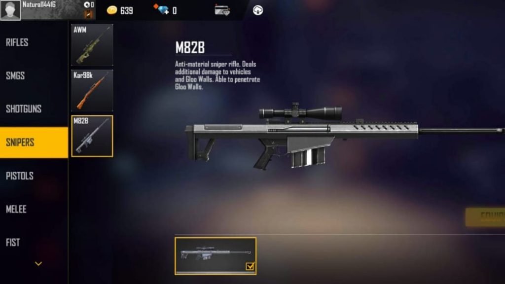 Súng Free Fire M82B có phải là khẩu súng mạnh nhất trong game không? - Ảnh 3.