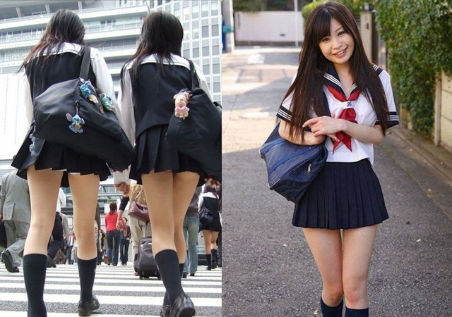 Vì sao trời lạnh ngắt nhưng các nữ sinh Nhật Bản vẫn mặc váy ngắn? - Ảnh 1.
