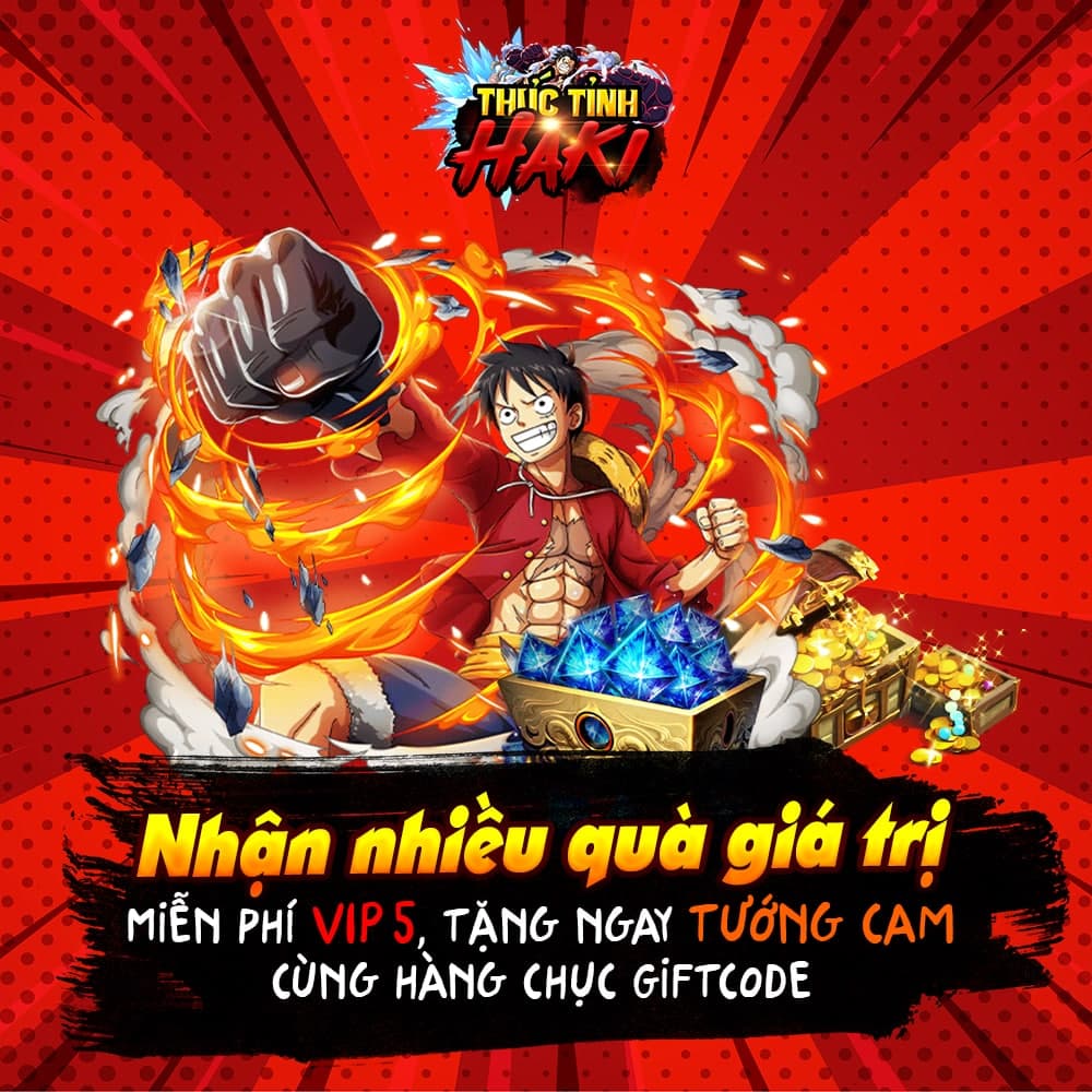 Thức Tỉnh Haki Game Mobile Chủ đề One Piece Tặng Miễn Phi Vip 5 Tướng Cam Ngay Khi Vao Game