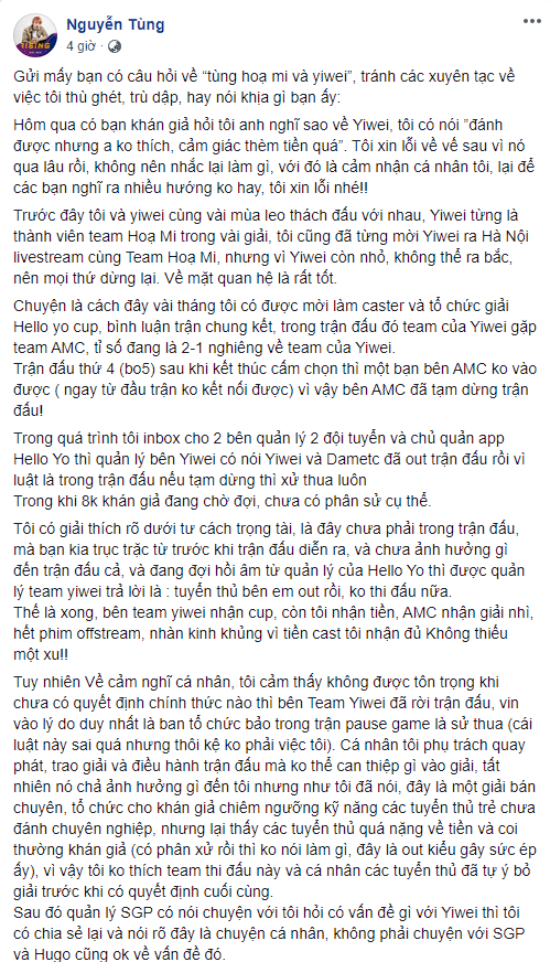 Biến căng: Tùng Họa Mi nói thần đồng Liên Quân Việt hám tiền, không tôn trọng mình và coi thường khán giả - Ảnh 4.