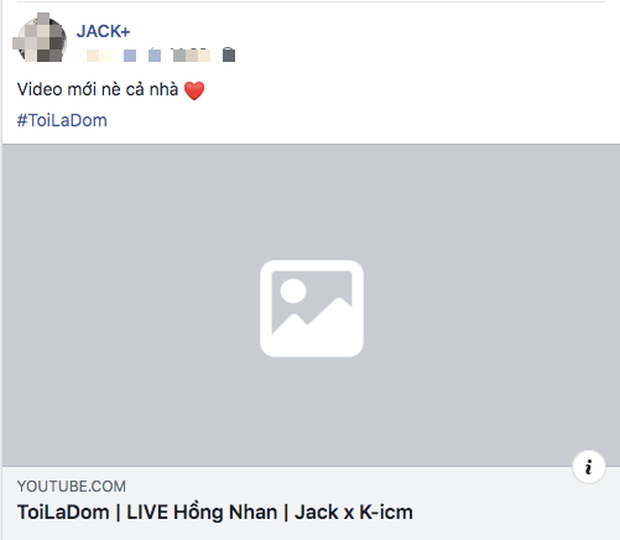 Fan vừa đăng tải clip live Hồng Nhan của Jack đã bị dính gậy bản quyền từ công ty của K-ICM? - Ảnh 1.