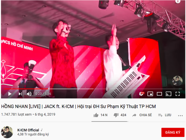 Fan vừa đăng tải clip live Hồng Nhan của Jack đã bị dính gậy bản quyền từ công ty của K-ICM? - Ảnh 5.