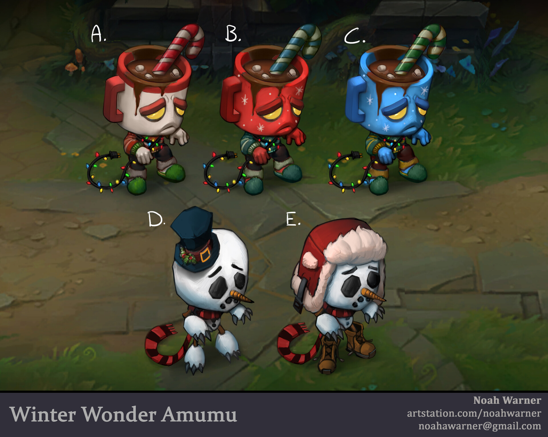 Amumu với ý tưởng làm lại hình ảnh tuyệt đẹp của Andres Castaneda