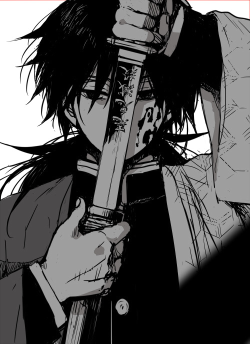 Ngắm anh chàng Thủy Trụ điển trai của Kimetsu no Yaiba qua bộ ảnh trắng đen đầy bí ẩn và ma mị - Ảnh 13.