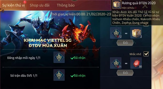 Liên Quân Mobile: Game thủ nhân phẩm cao nhận FREE vài Rương skin AIC và AWC - Ảnh 1.