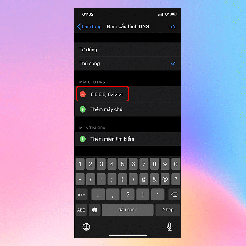 Hướng dẫn thay đổi DNS trên iPhone để tăng tốc độ truy cập internet - Ảnh 5. Hướng dẫn thay đổi DNS trên iPhone để tăng tốc độ truy cập internet - Ảnh 5.
