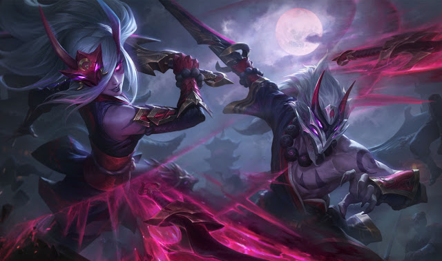 LMHT: Ra mắt bộ ba trang phục Huyết Nguyệt 2020 dành cho Katarina, Master Yi, Tryndamere - Ảnh 5.