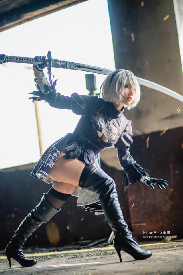 Mướt mắt khi ngắm bộ ảnh cosplay hở bạo về cô nàng 2B trong Nier: Automata - Ảnh 5. Mướt mắt khi ngắm bộ ảnh cosplay hở bạo về cô nàng 2B trong Nier: Automata - Ảnh 5.