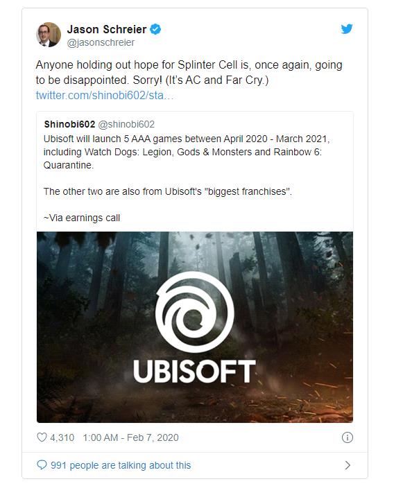 Ubisoft rải thảm 5 bom tấn AAA trong năm 2020, có Far Cry 6 và Assassin Creed mới - Ảnh 2.