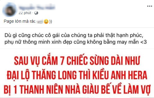 Cộng đồng mạng phẫn nộ vì fanpage có tiếng ở Việt Nam bới móc thiếu văn hóa ngày Kiều Anh Hera lên xe hoa - Ảnh 2.