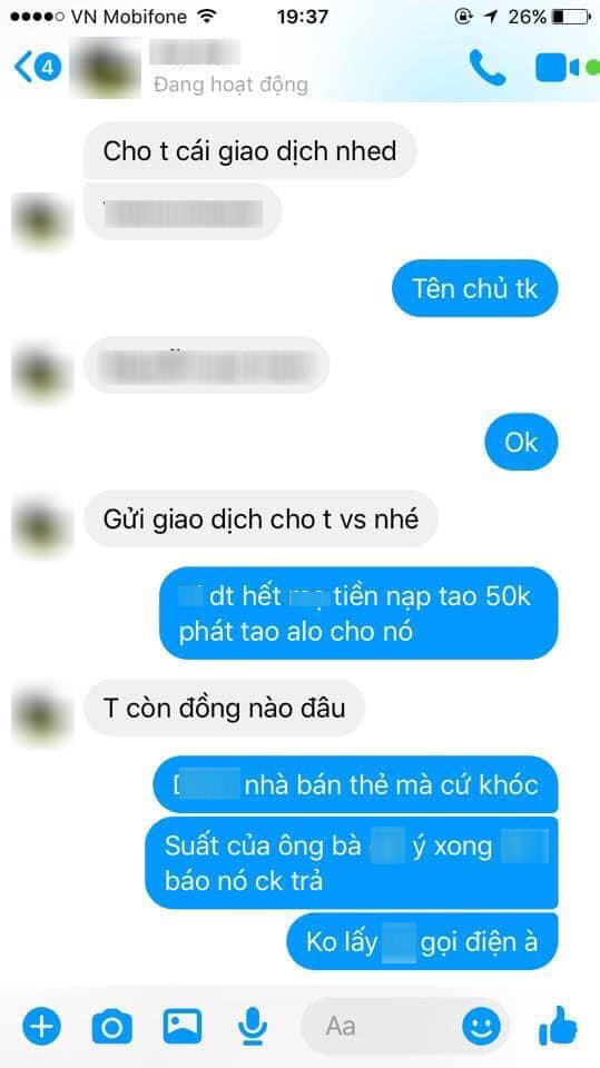 Ăn cắp tài khoản Facebook để lừa 7 triệu: Hacker đen đủi gặp ngay cao thủ IQ vô cực, chẳng những bất thành còn bị mất ngược tiền vào phút chót - Ảnh 2.