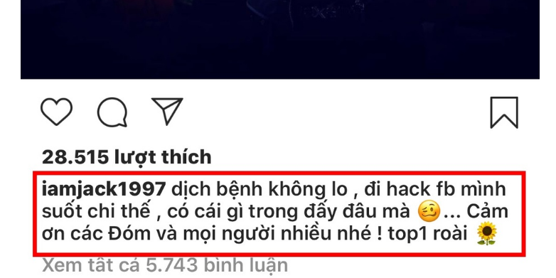 Vừa đạt top 1 trending thì sập FB cá nhân, Jack đáp trả nhẹ nhàng nhắm vào Hacker - Ảnh 3.