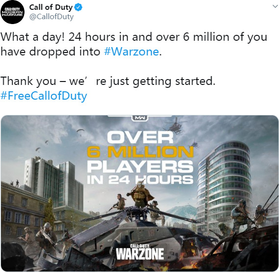 Vừa ra mắt, Call of Duty: Warzone đạt được thành tích khiến PUBG đang “hấp hối” cũng phải bật dậy “khóc thét” - Ảnh 1.