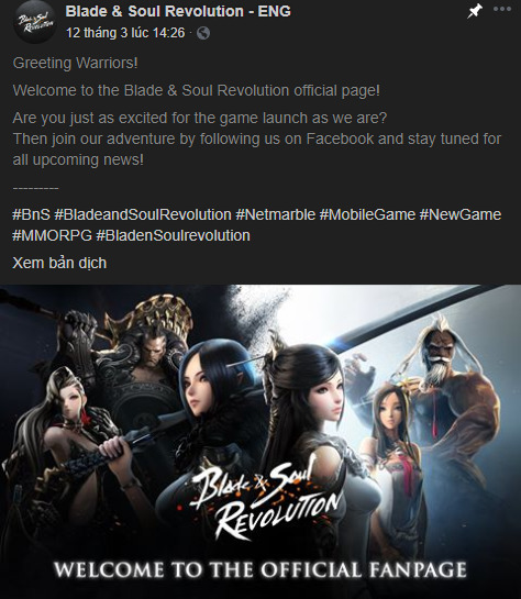 Xuất hiện trang fanpage của Blade & Soul Revolution, tựa game đình đám PC sắp sửa đến tay game thủ mobile? - Ảnh 2.