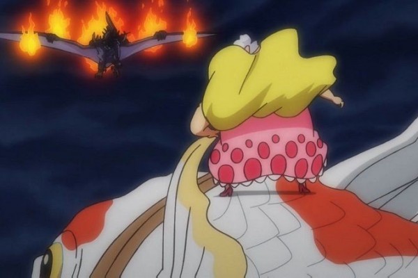 Anime One Piece One Piece Tập 924 Nỗ Lực Của King để Ngăn Chặn Big Mom Tiến Vao Wano được Lam Nổi Bật Trong Anime Gamek