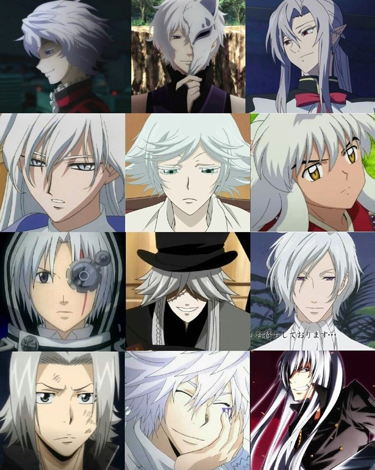 10 anh chàng tóc trắng đẹp trai và hấp dẫn nhất trong thế giới anime