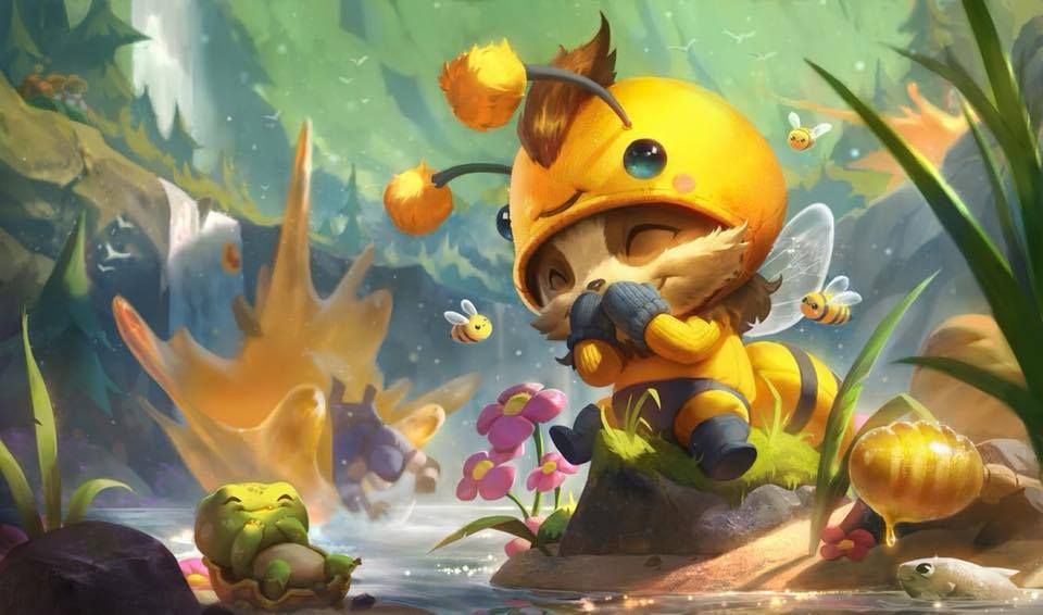 Teemo người Việt, thông qua hình ảnh này bạn có thể cảm nhận được sự dễ thương và yêu đời của người dân Việt Nam.