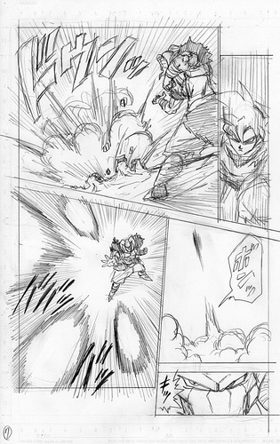 Hé lộ bản phác thảo manga Dragon Ball Super chương 59: Goku dùng Bản năng vô cực tấn công Moro - Ảnh 9.