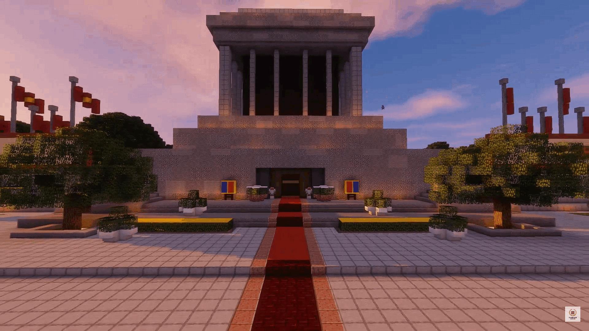 Minecraft Lăng Bác: Tham gia vào game Minecraft và xây dựng đền Lăng Bác theo cách của riêng bạn. Nhận biết các chi tiết đặc trưng của kiến trúc quốc gia và khám phá tác phẩm nghệ thuật nằm trên các bức tường của đền.