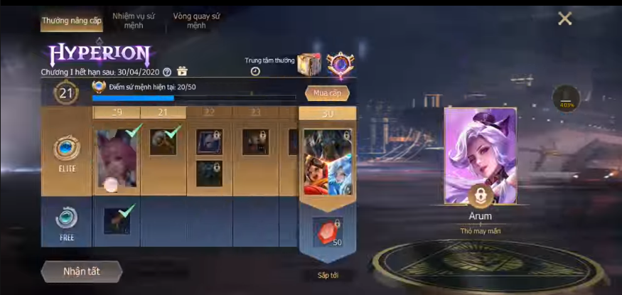 Liên Quân Mobile: Game thủ tận dụng lỗi Vòng quay Sứ Mệnh để nhận skin bậc S, SS siêu dễ - Ảnh 6. Liên Quân Mobile: Game thủ tận dụng lỗi Vòng quay Sứ Mệnh để nhận skin bậc S, SS siêu dễ - Ảnh 6.