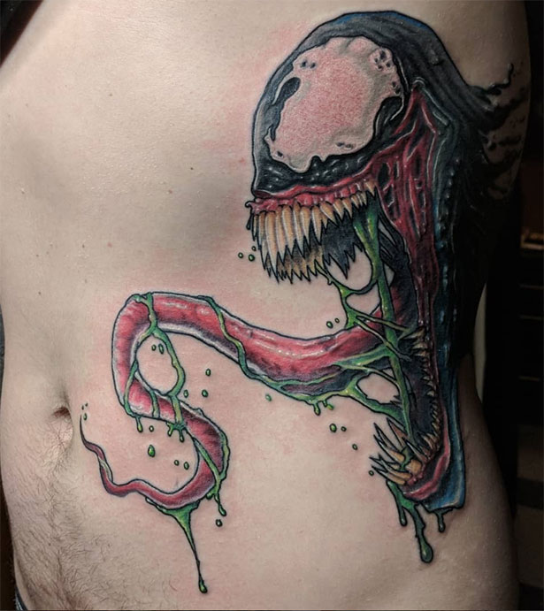 Ngắm fan art Venom theo phong cách kinh dị, đáng sợ nhưng cũng vô cùng đã mắt - Ảnh 12.